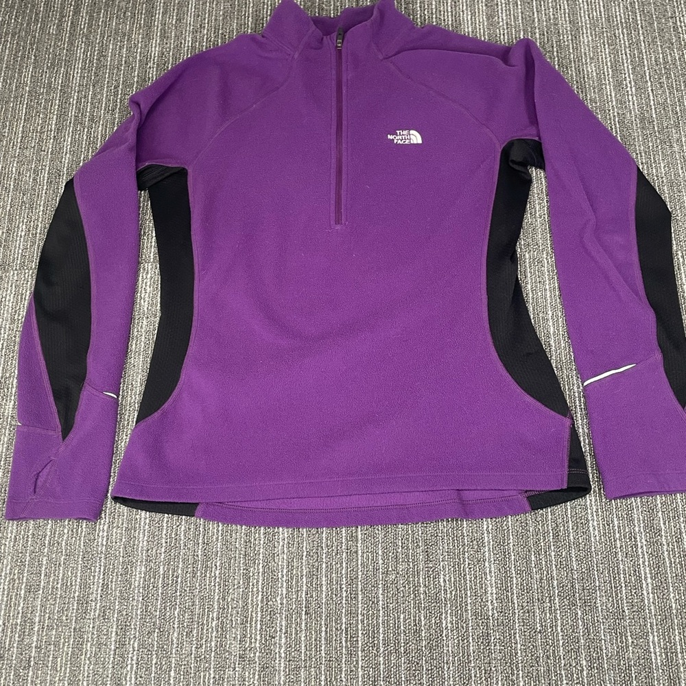 The North Face Purple and Black Women's Sweatshirt